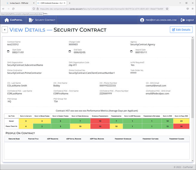 View Contract Details 1