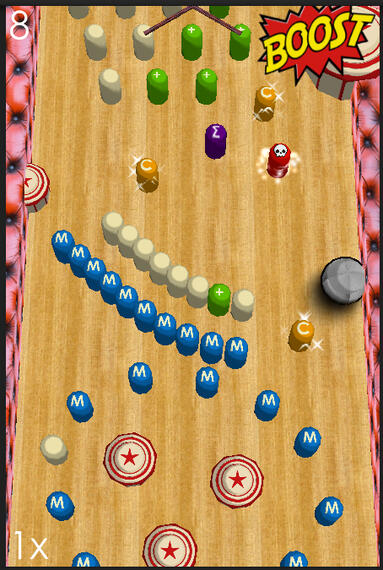 Infinitely Scrolling Pinball Game